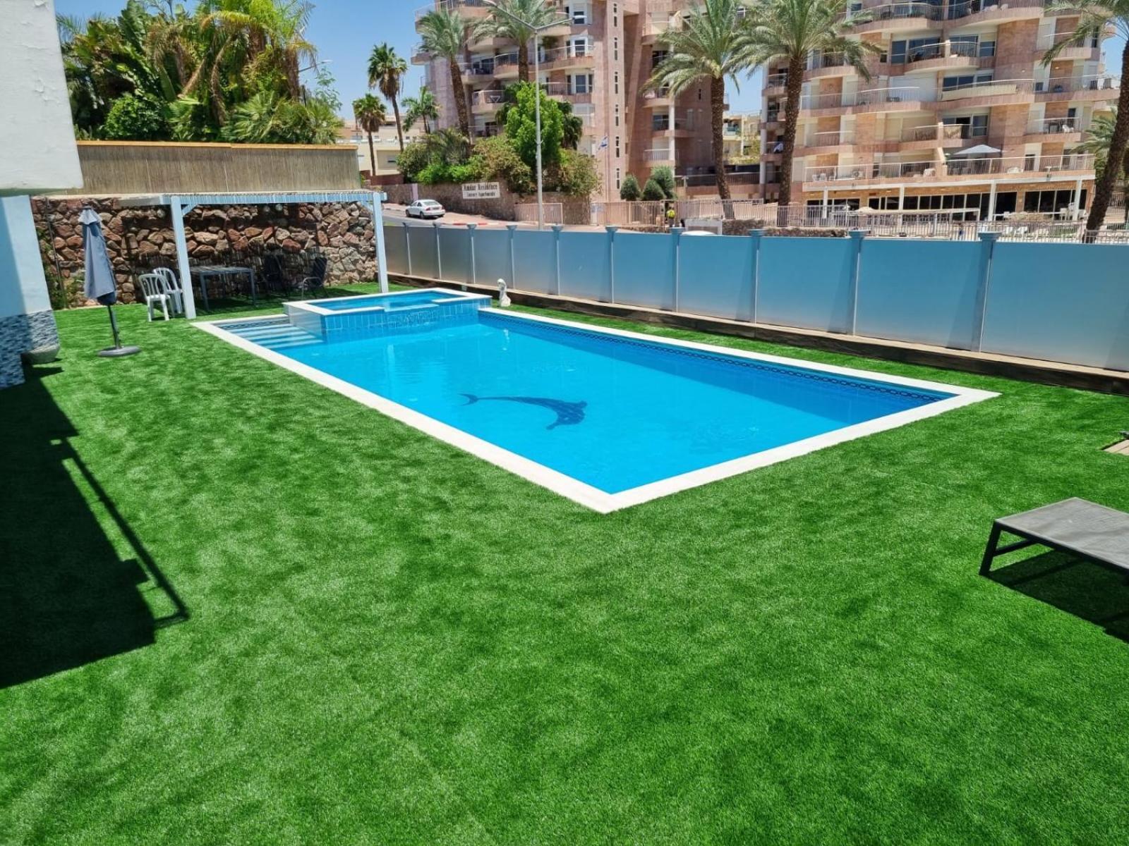 Villa With Heated Pool And Jacuzzi Sea View 300M Front Of The Beach Eilat Luaran gambar